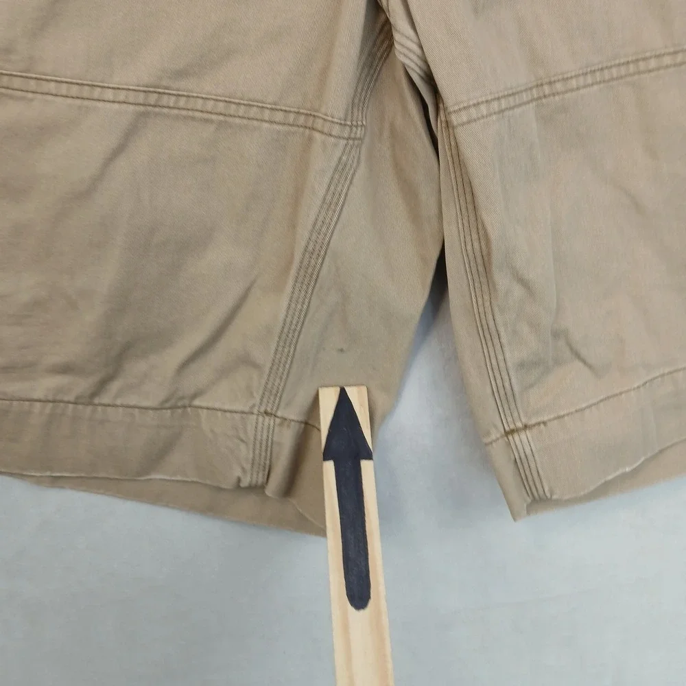Polo Ralph Lauren 40x10 Mens Cargo‎ Shorts Khaki Pockets FLAWS